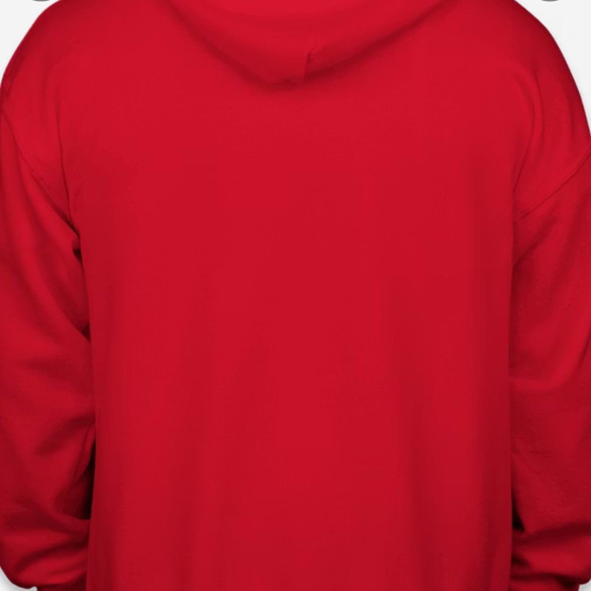 Full zip red hoodie