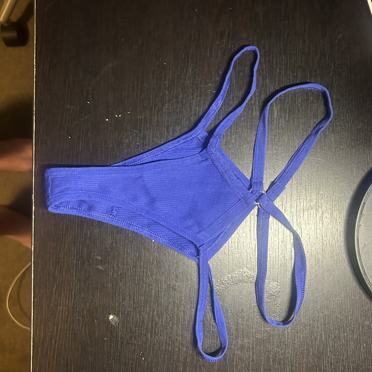 3 Days Worn Small Blue Thong