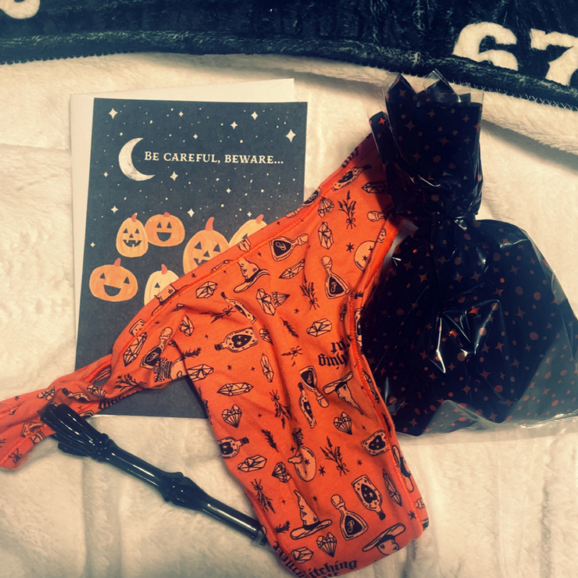 Trick Or Treat Panty Gift Bag