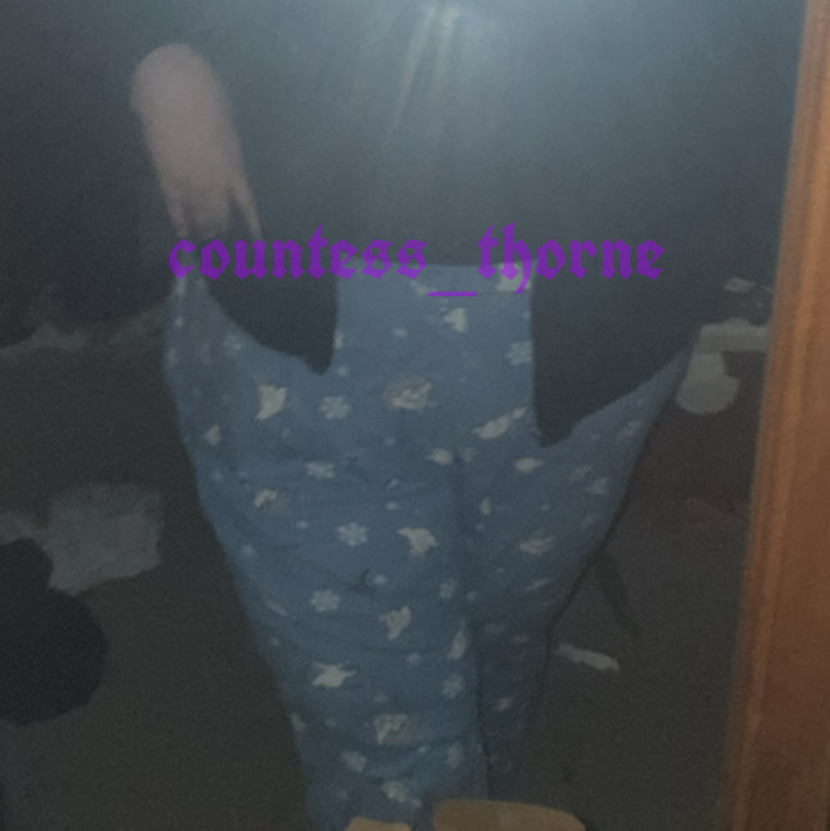 worn ripped pj pants