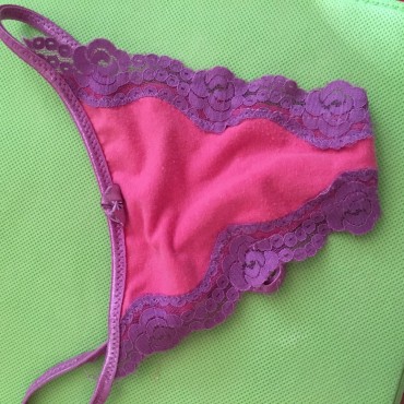 Pink And Purple Thong