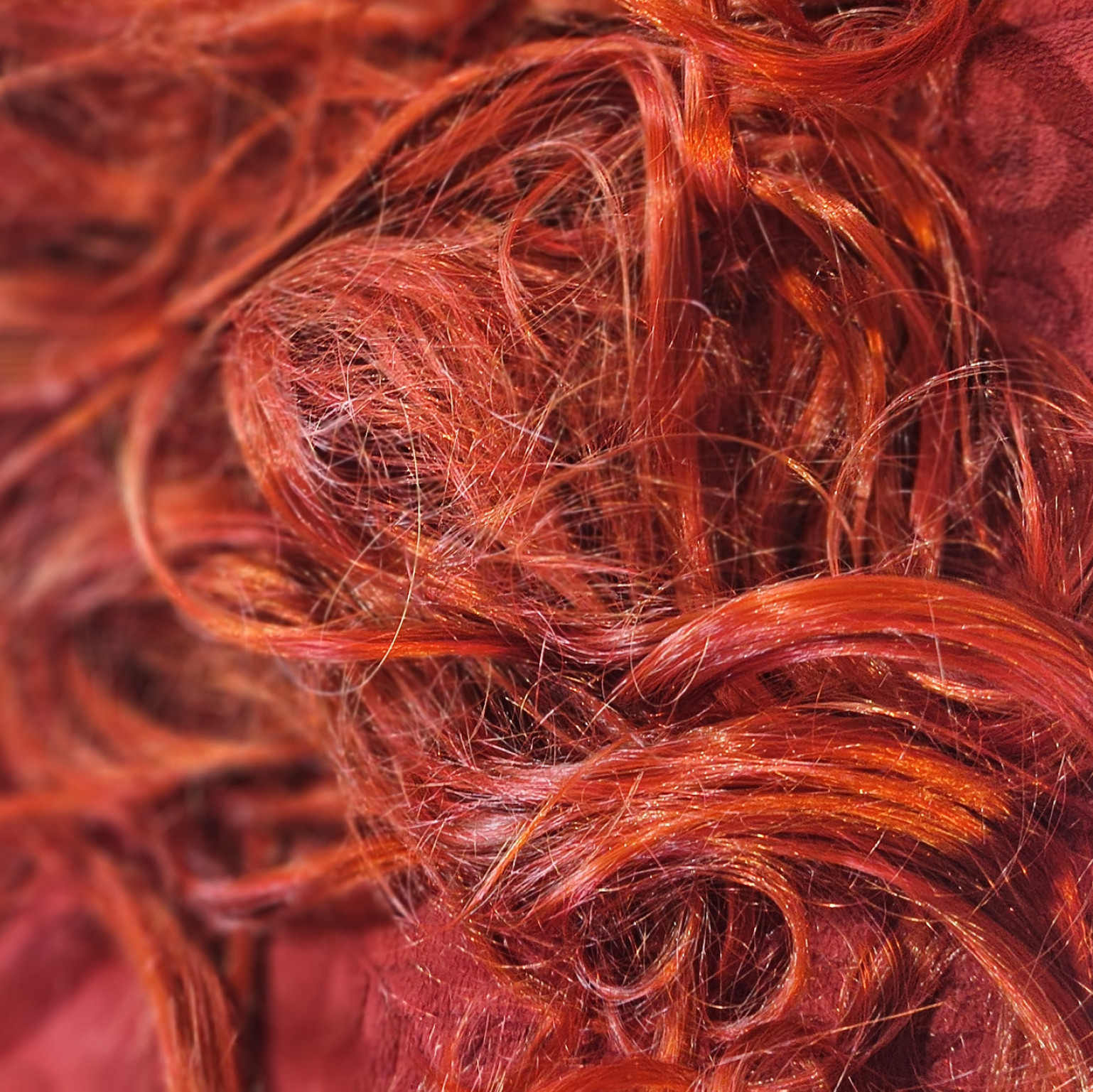 Long sexy red wig