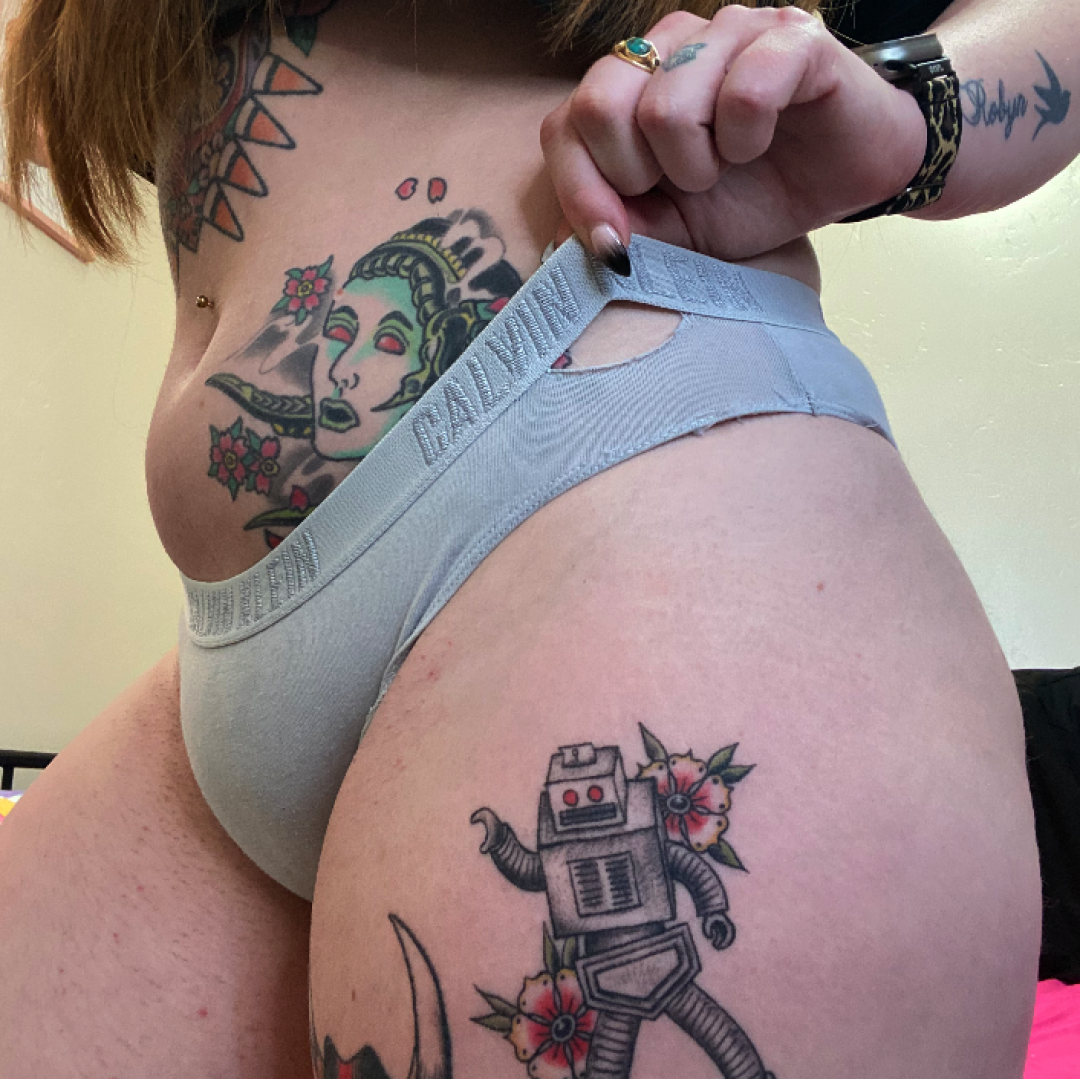 Light CK Full Back Panties