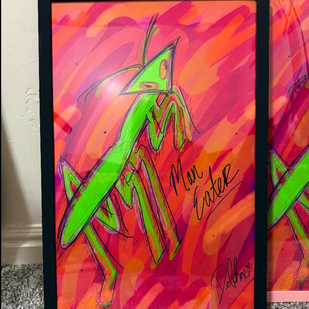 Man Eater Print by Delphoxi