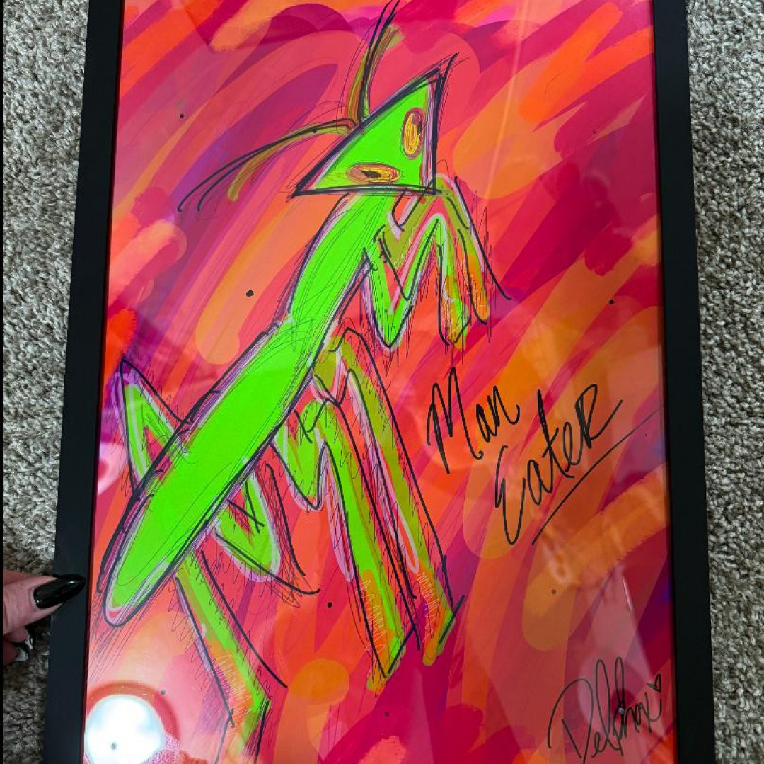 Man Eater Print by Delphoxi