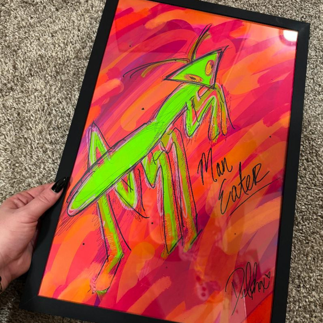 Man Eater Print by Delphoxi