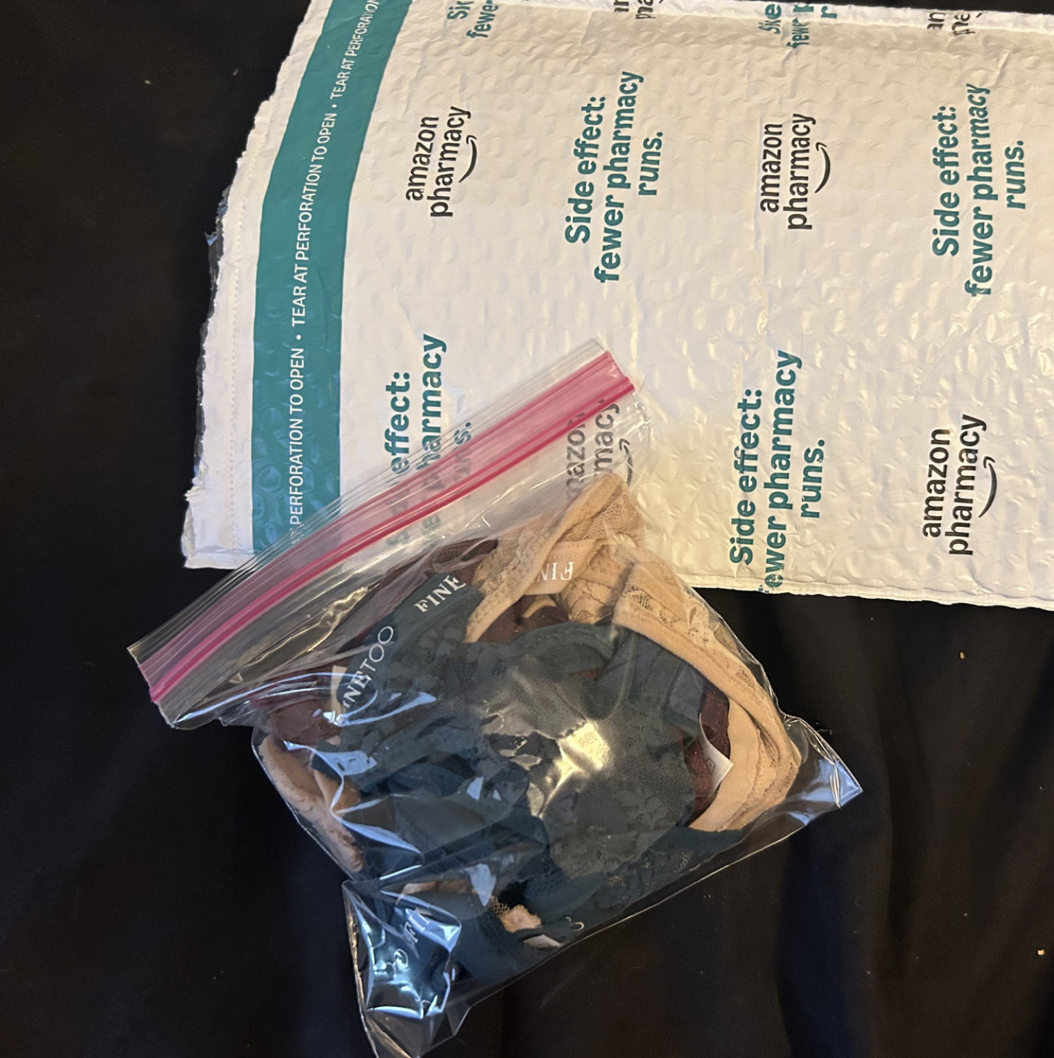 Used cut thongs bundle