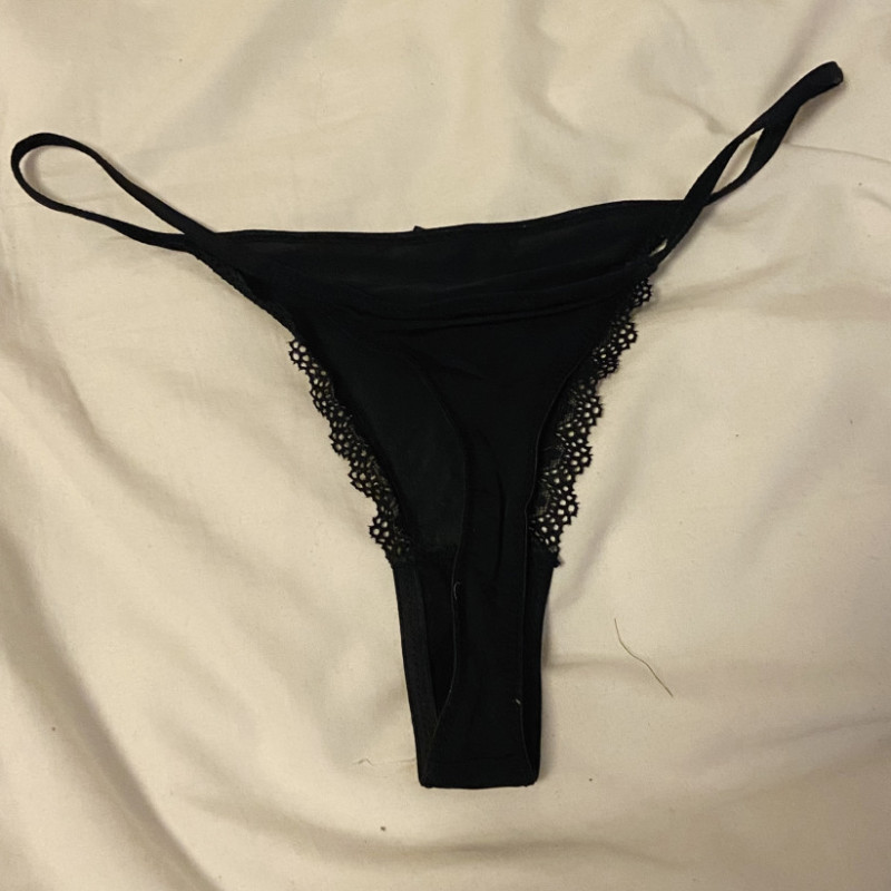 Tight Black Thong