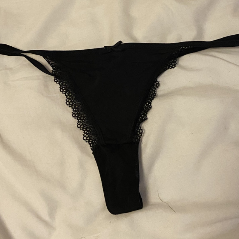 Tight Black Thong