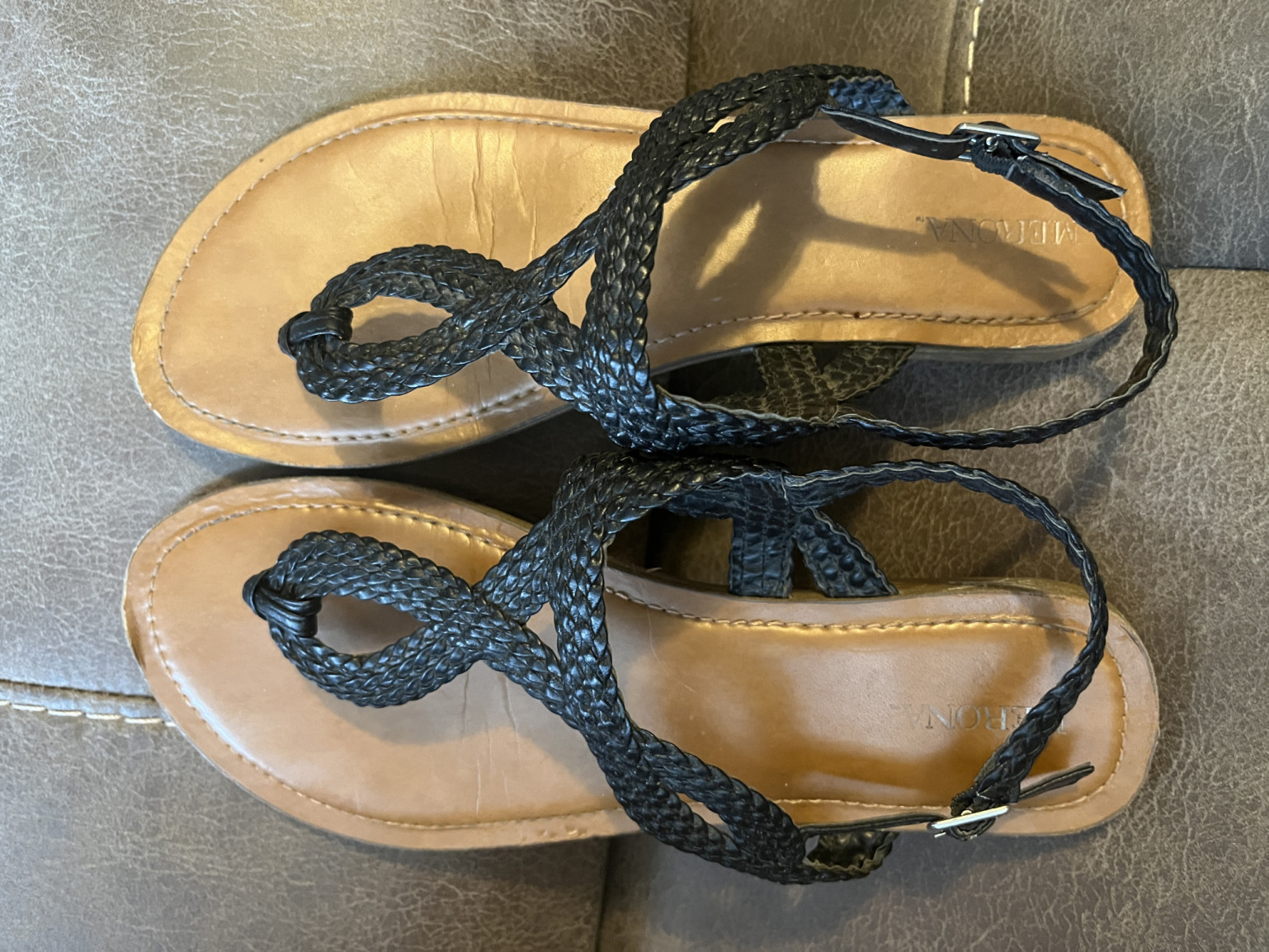 Well Worn Sandals Dirty