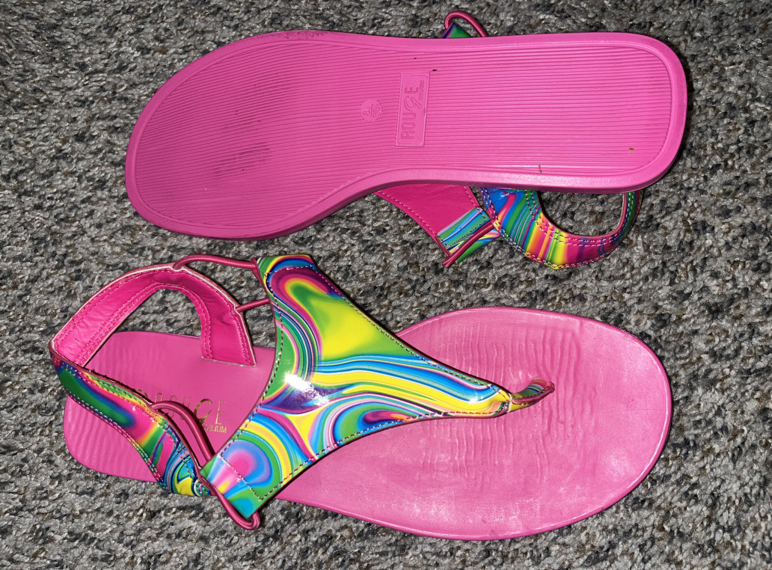 Rainbow Gladiator Sandals