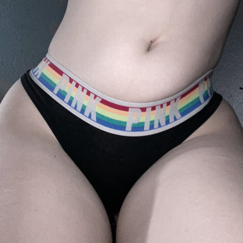 rainbow thong