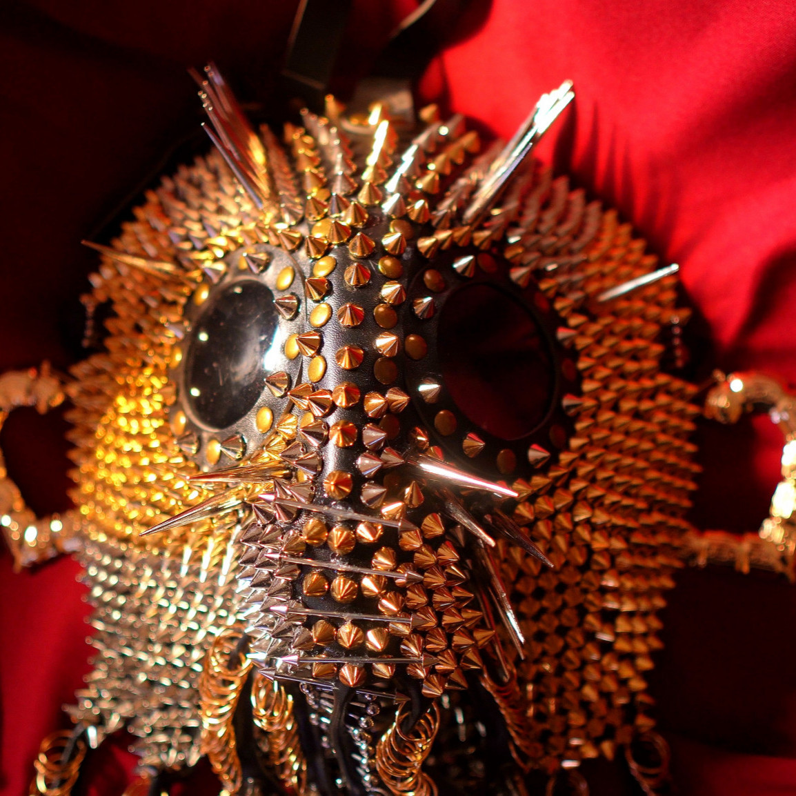Medieval Steampunk Demon Tentacle Mask
