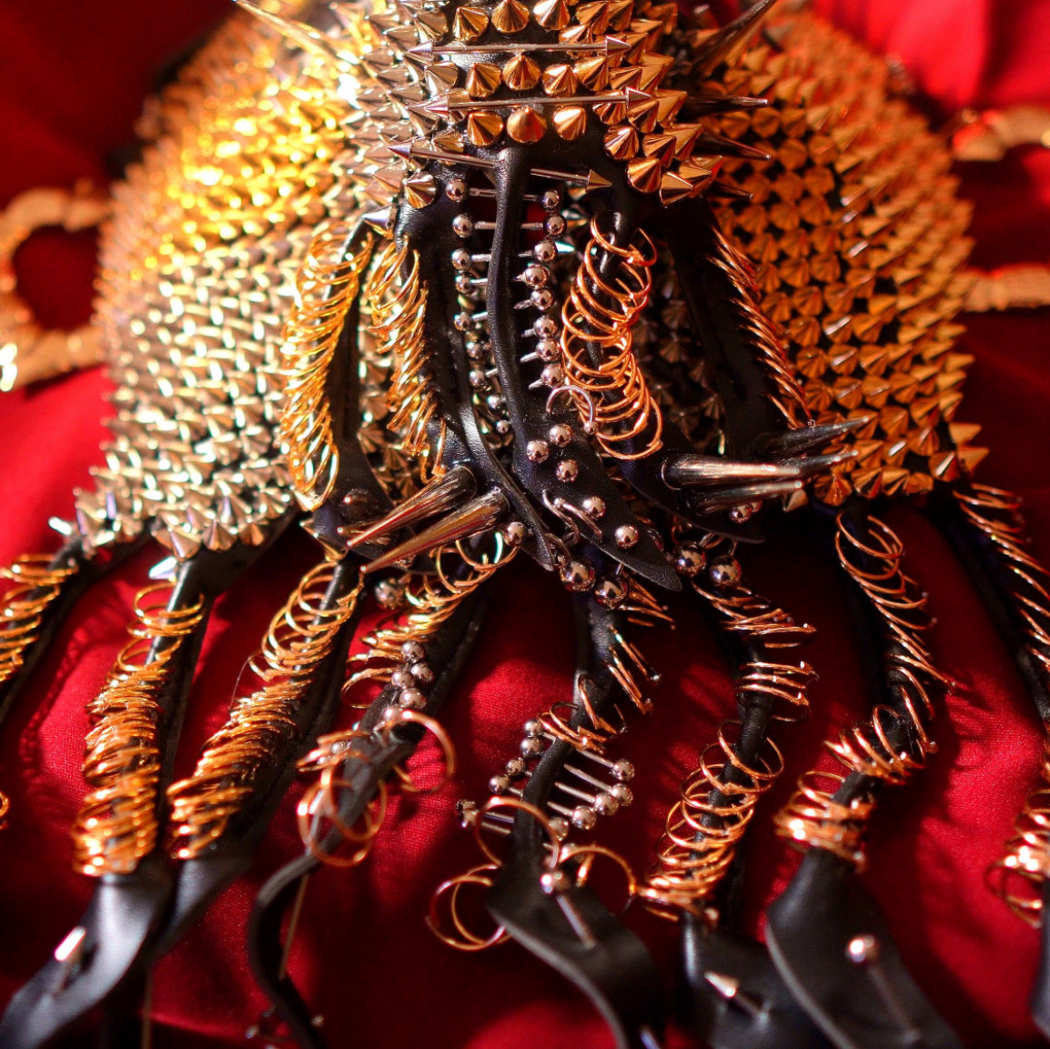 Medieval Steampunk Demon Tentacle Mask