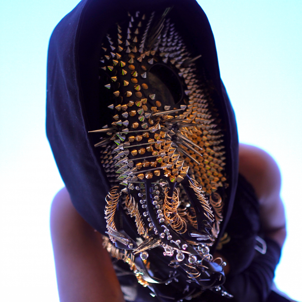 Medieval Steampunk Demon Tentacle Mask