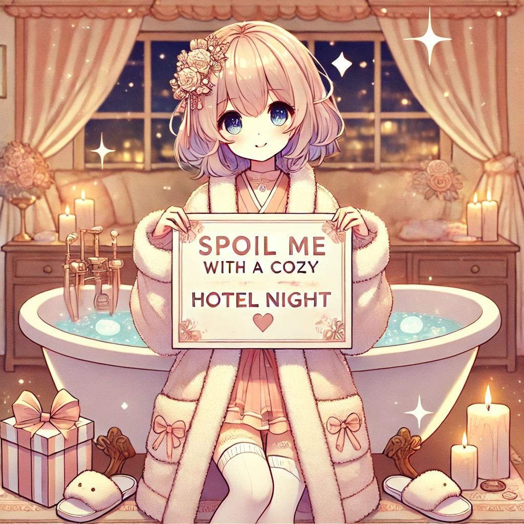 Spoil me with a hotel night just for you and me