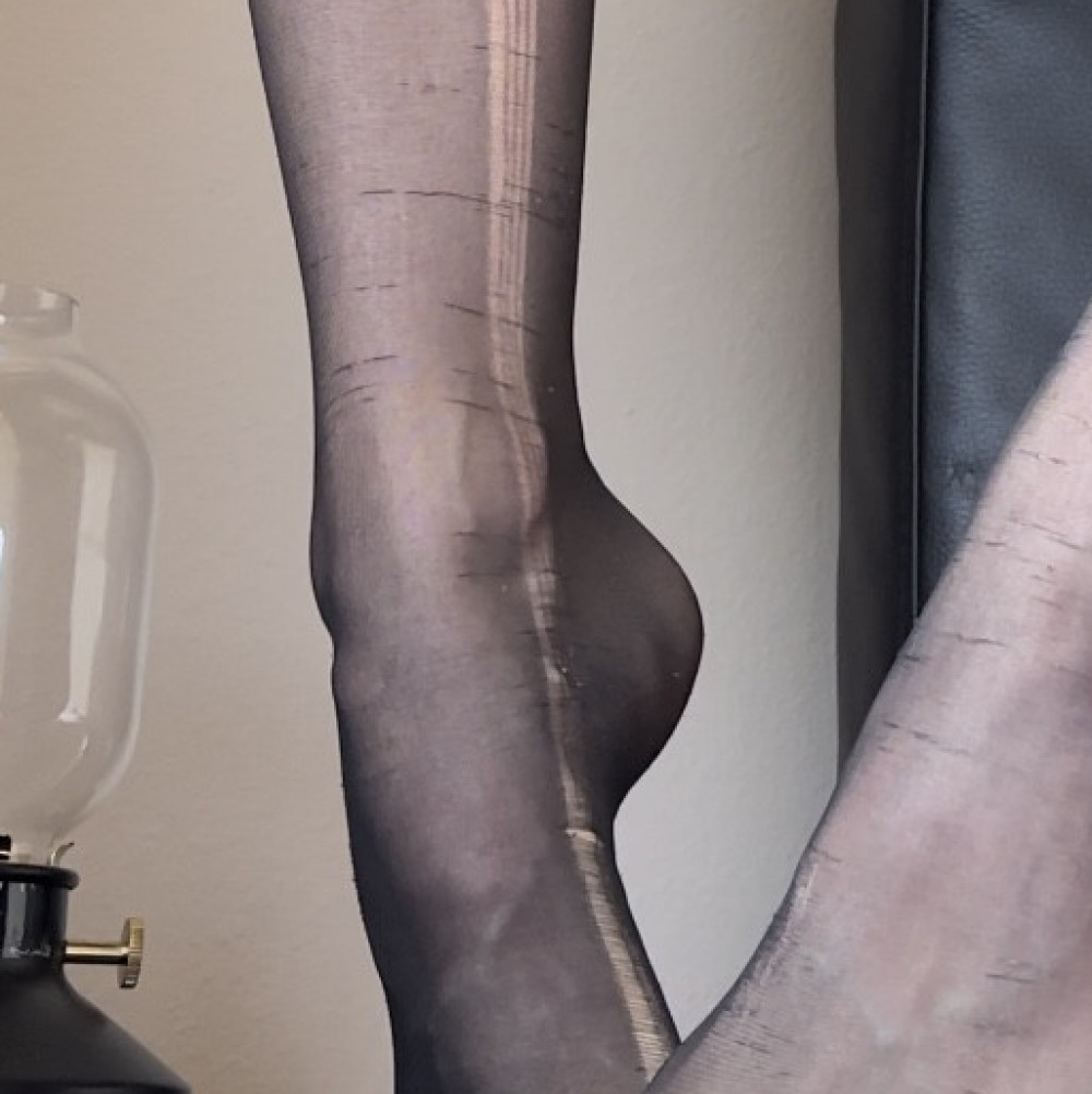 Black Panty Hose Goddess Chloe