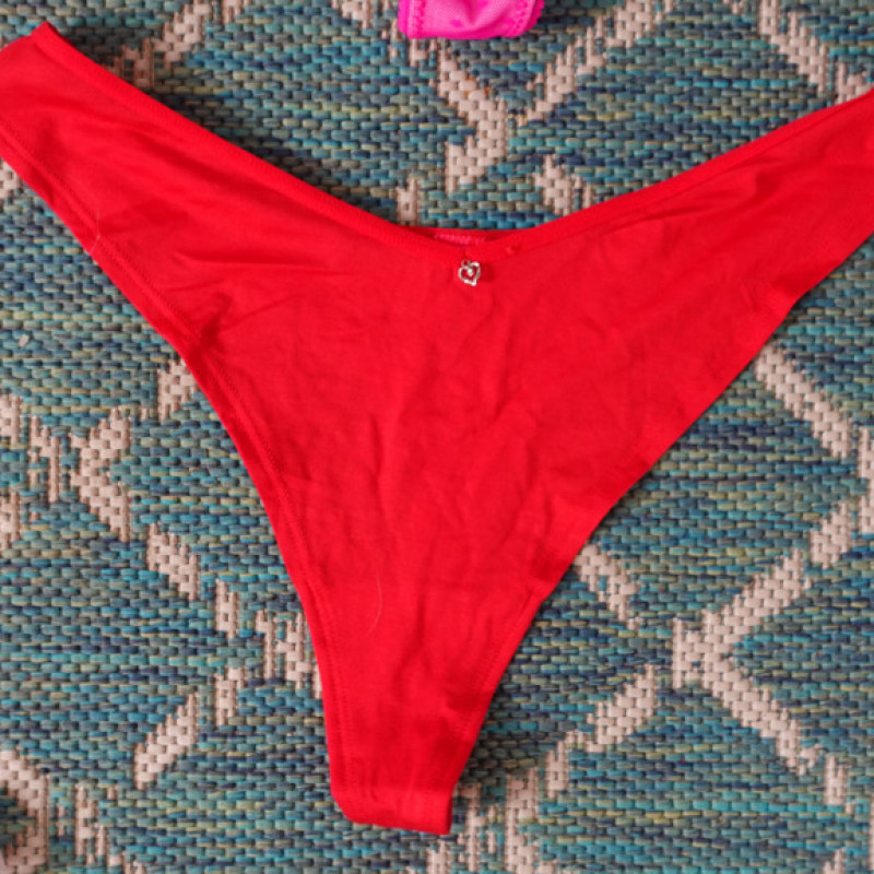 bright red sexy MILF thong