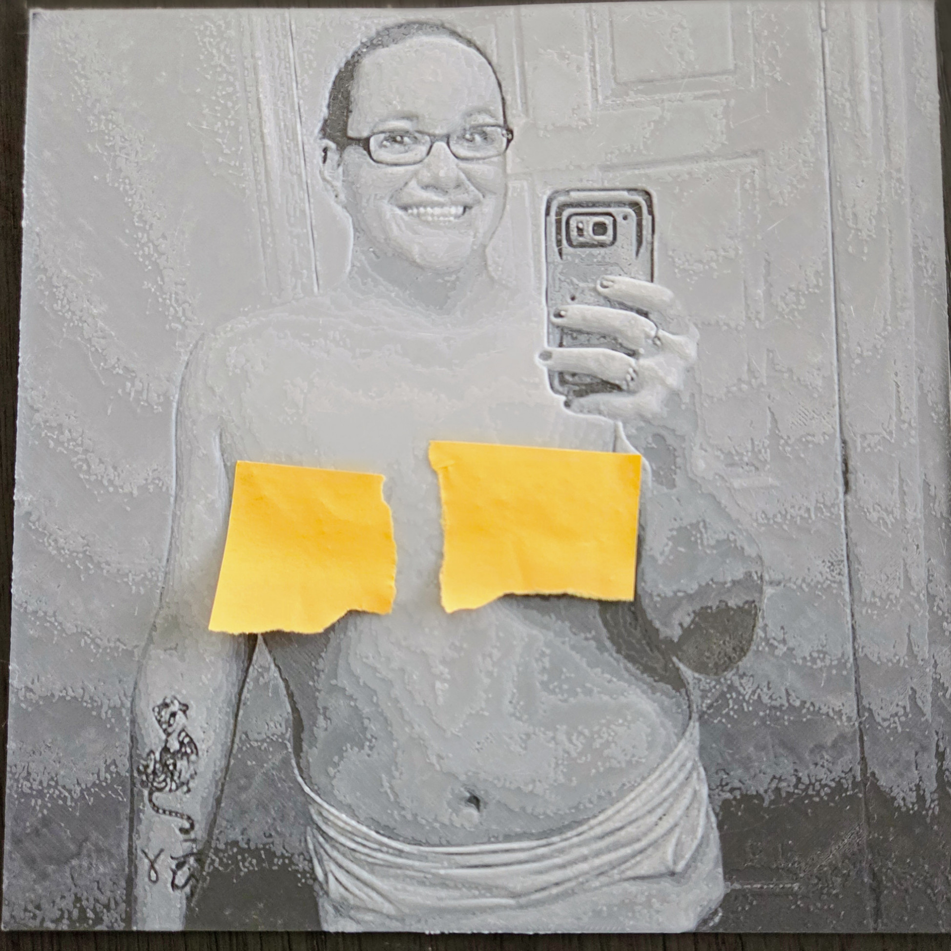 LTD 3D Portrait: Topless Selfie 1:25 Signed