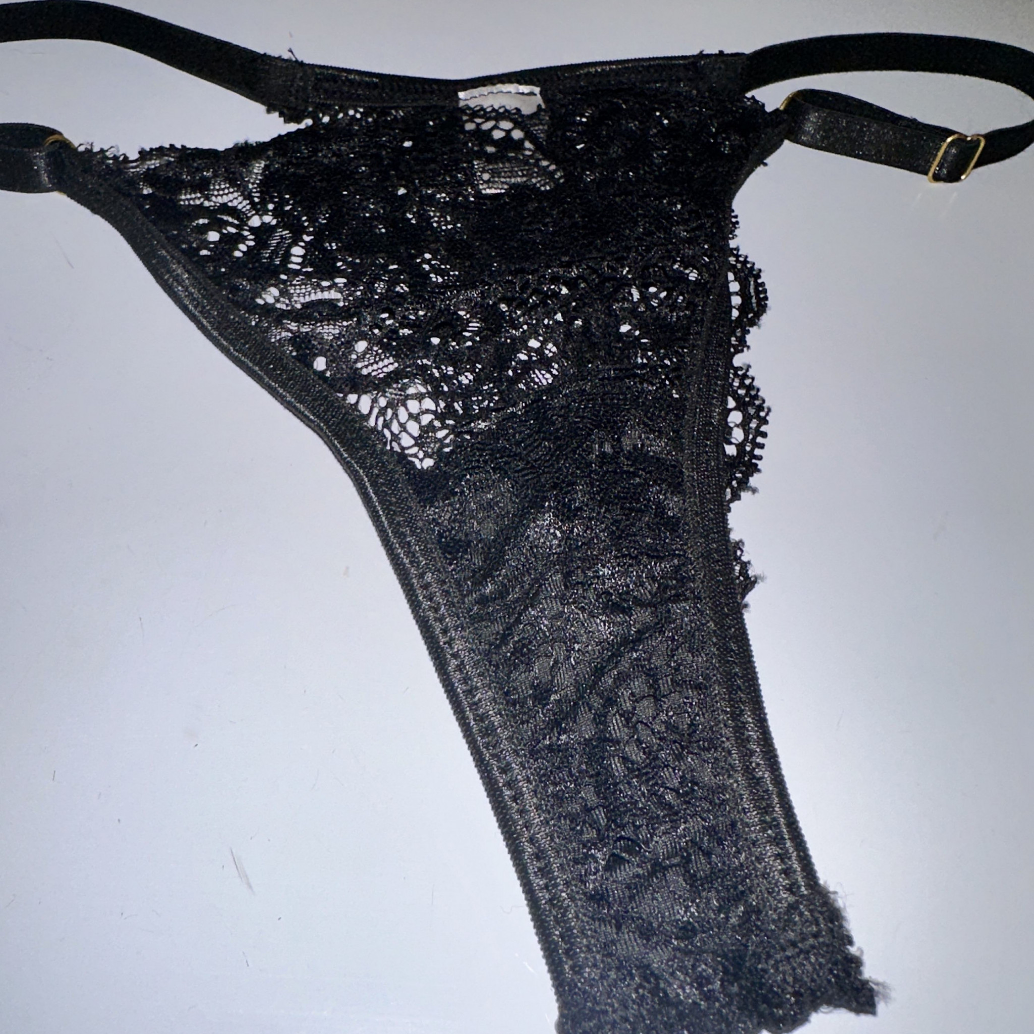 Goddess Anittas Worn Black Lace Panties  Intimate