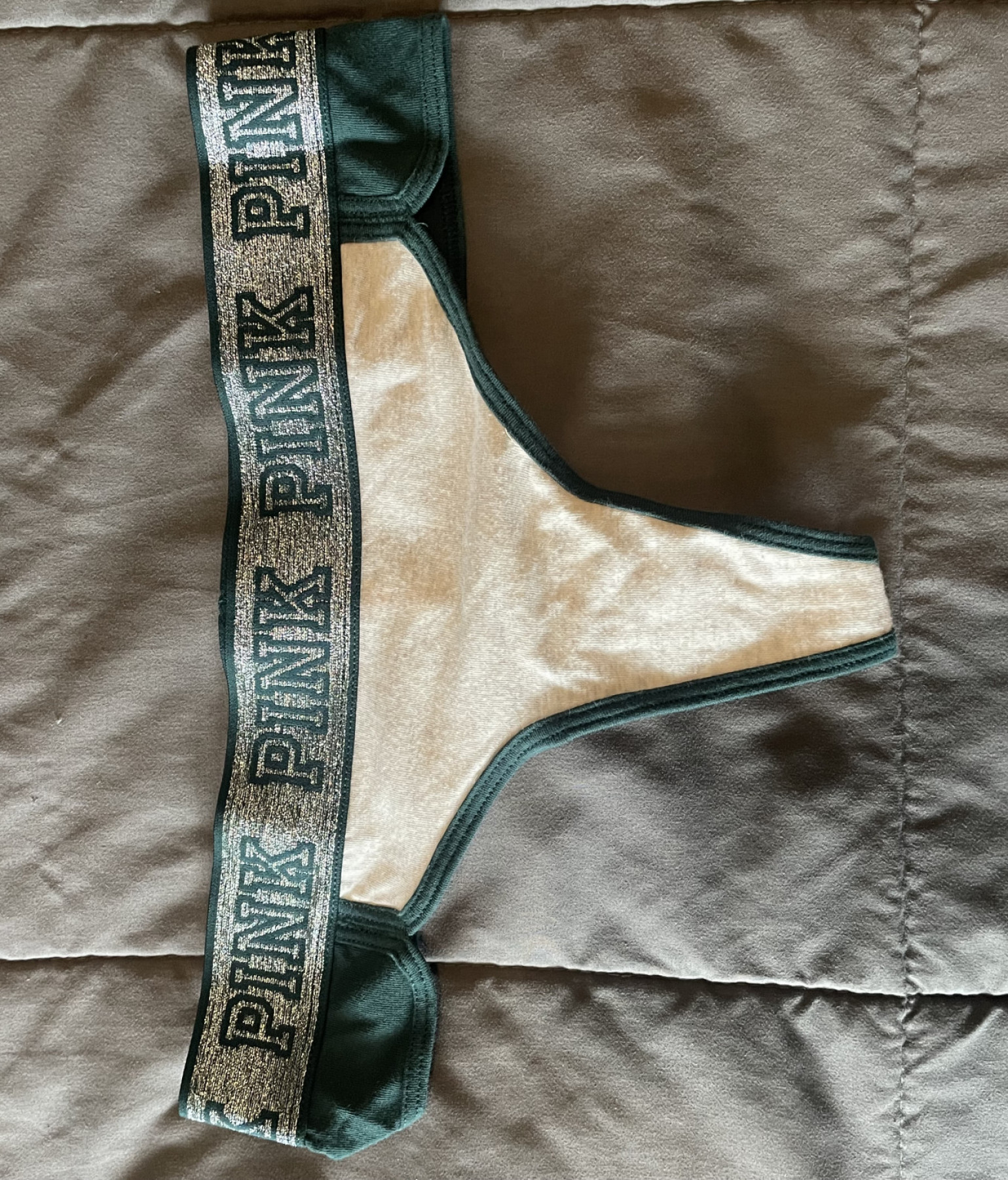 PINK Green Thong