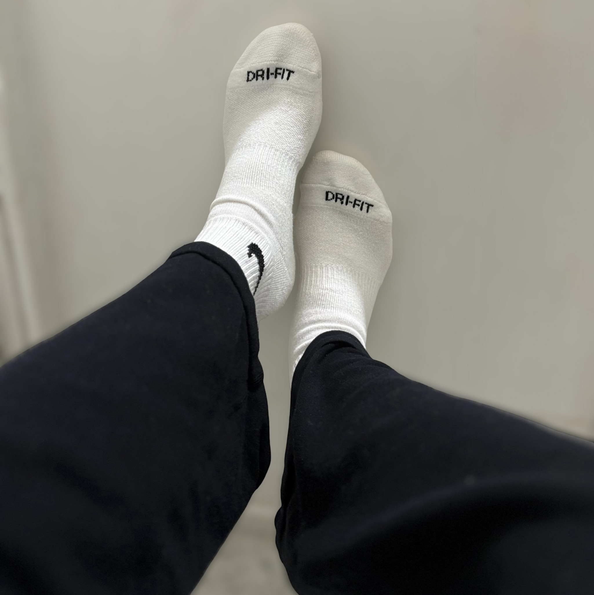 Worn Nike socks