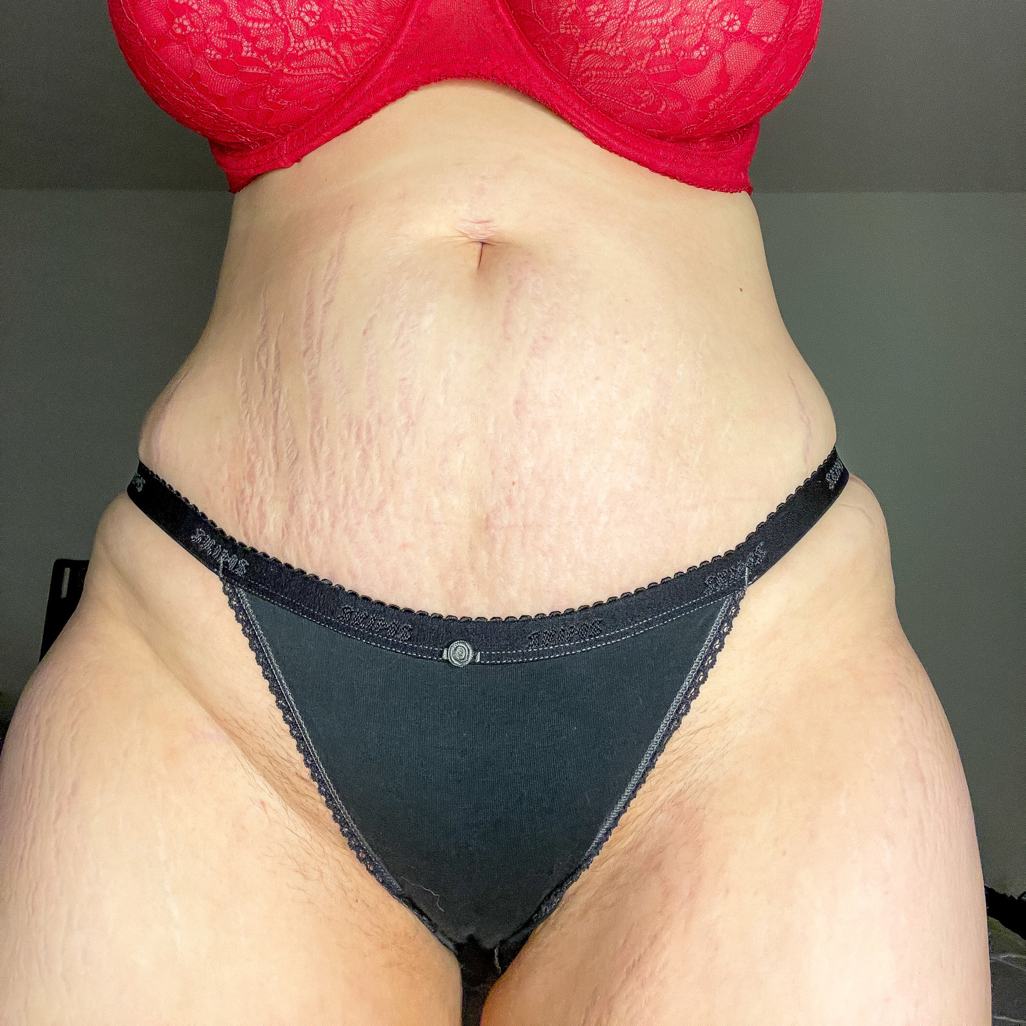 Black Cotton Full Back Panty