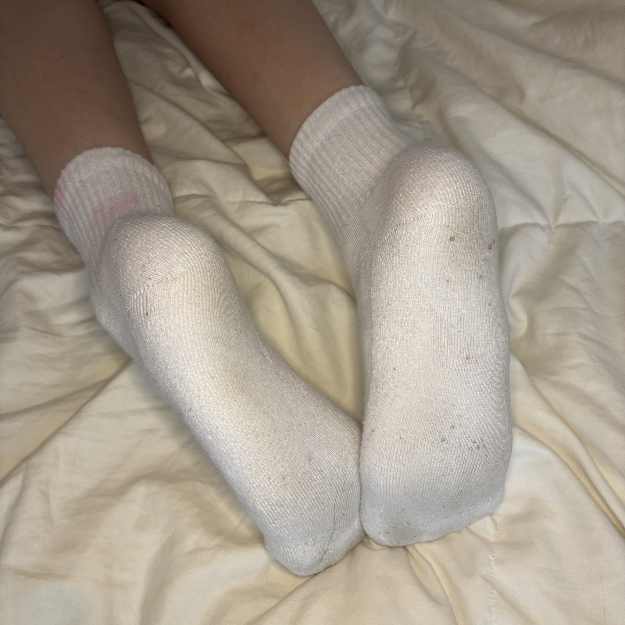 TNA Socks with Pink Stains