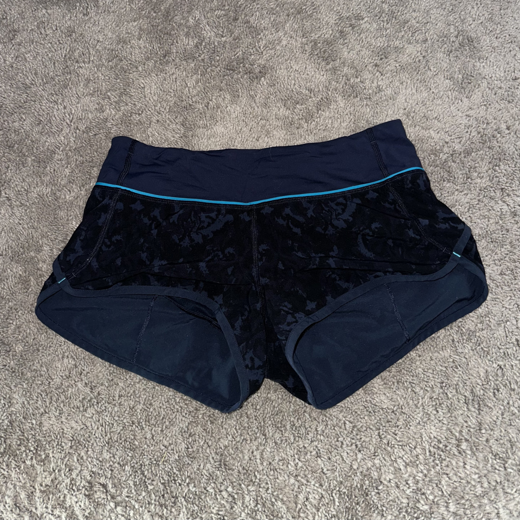 Blue Lululemon Running Shorts