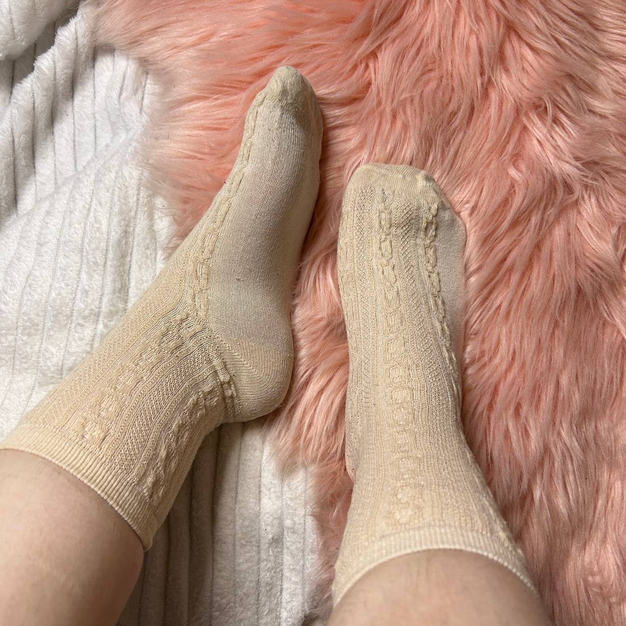 Beige socks