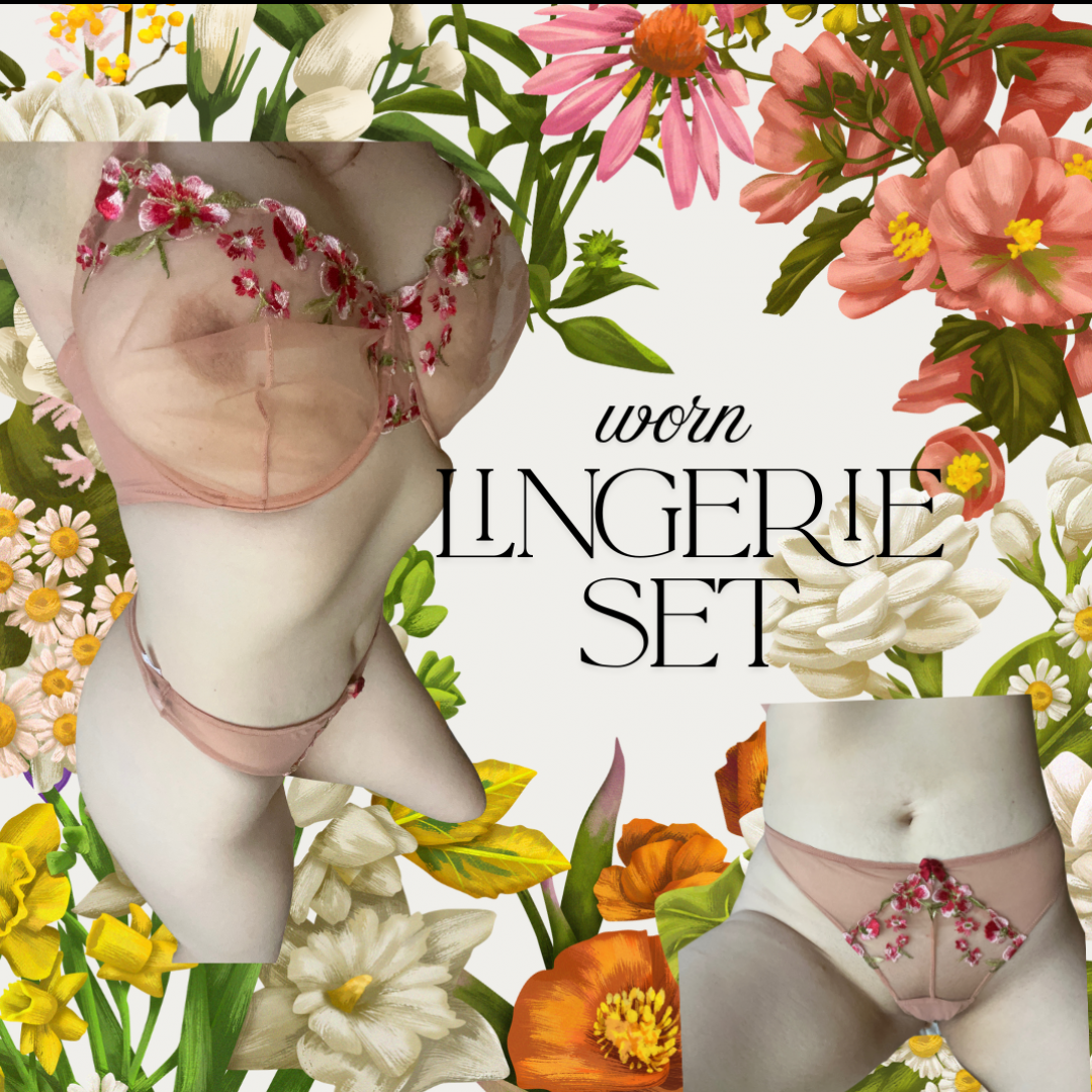 Worn Lingerie Set