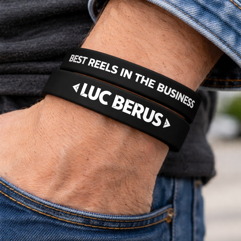 Wristband  Best Reels In The Business Luc Berus w Video Gift