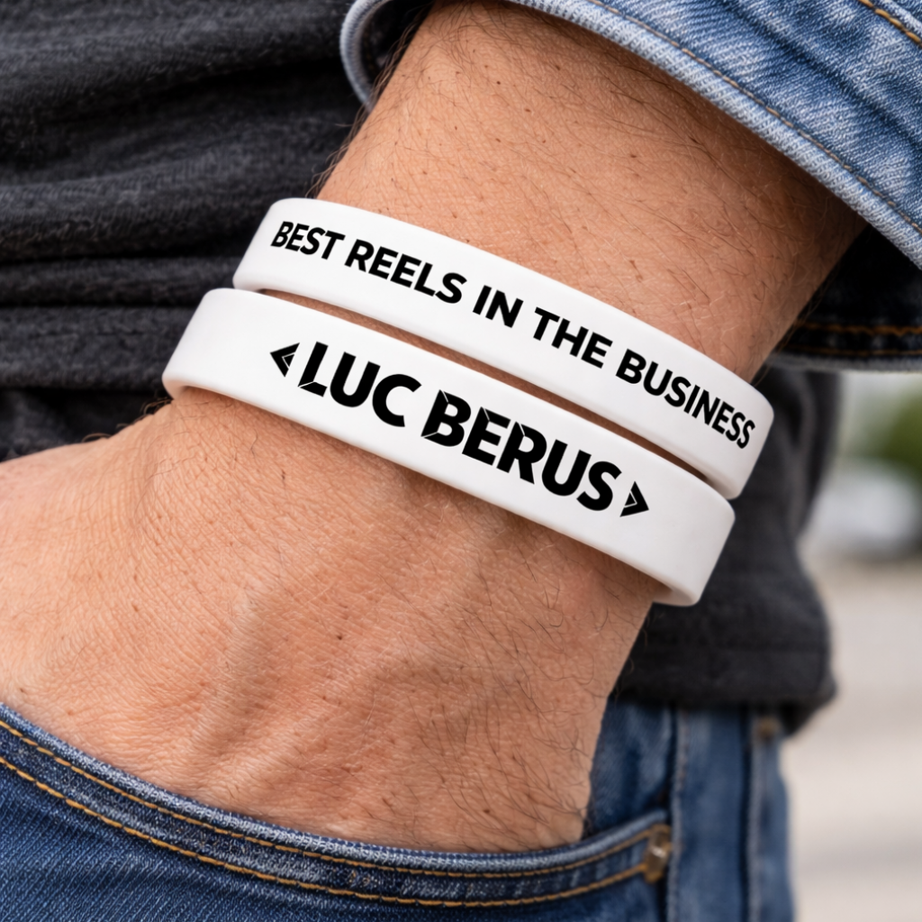 Wristband  Best Reels In The Business Luc Berus w Video Gift