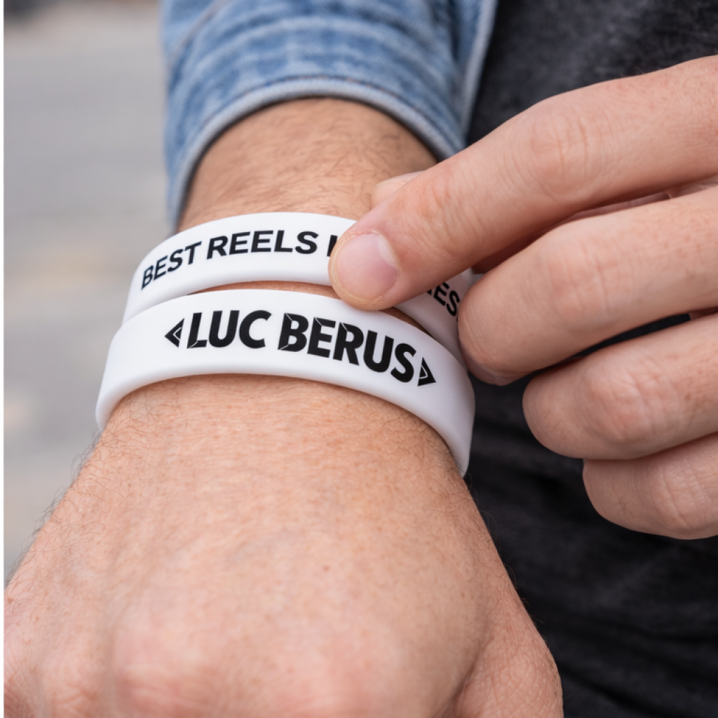 Wristband  Best Reels In The Business Luc Berus w Video Gift