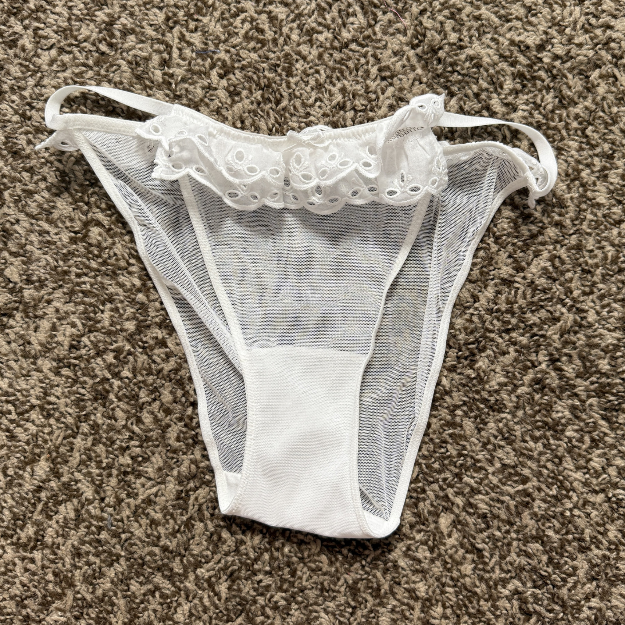 Sheer White Fullback Panties