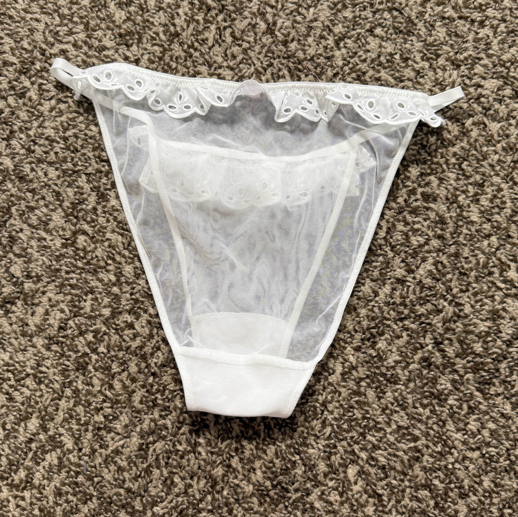 Sheer White Fullback Panties