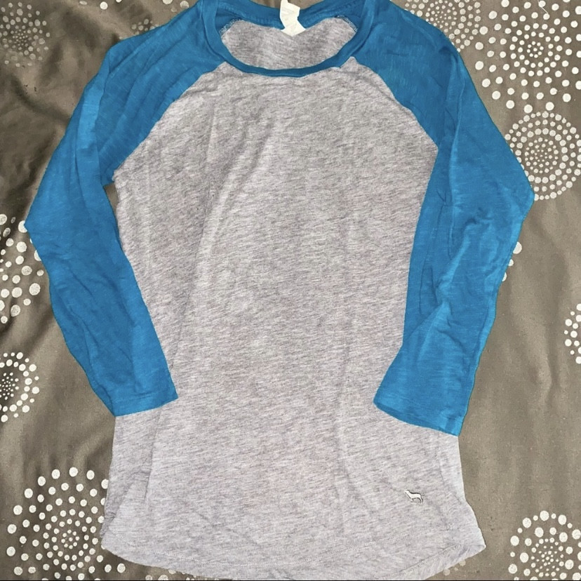 Victorias Secret PINK Grey Baseball Tee