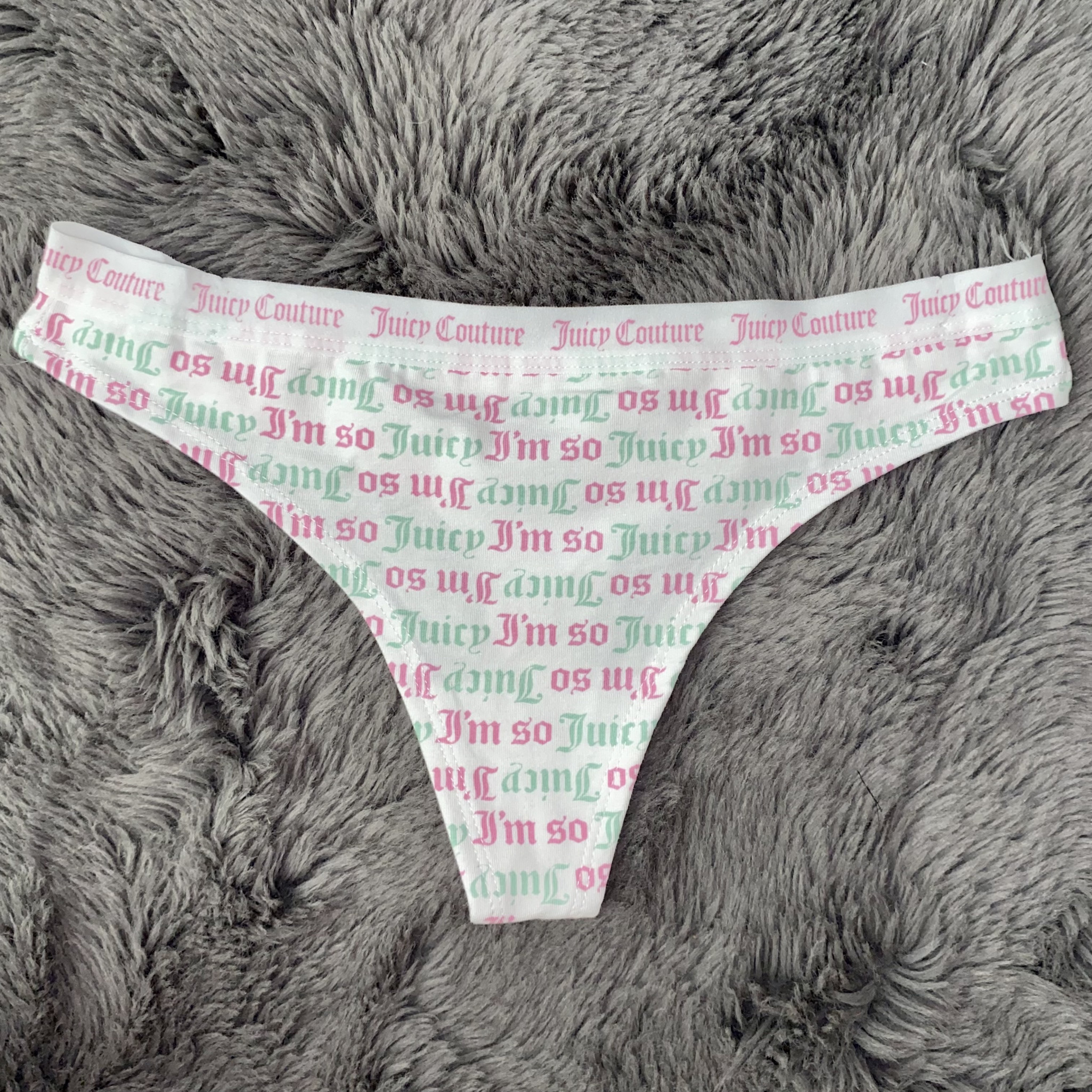 Juicy Couture Cotton Thong Panties