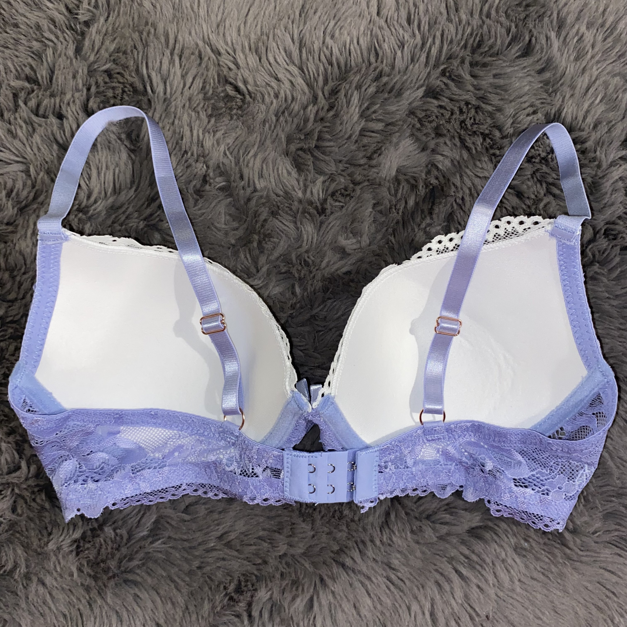Blue Lace Lightly Lined Bra