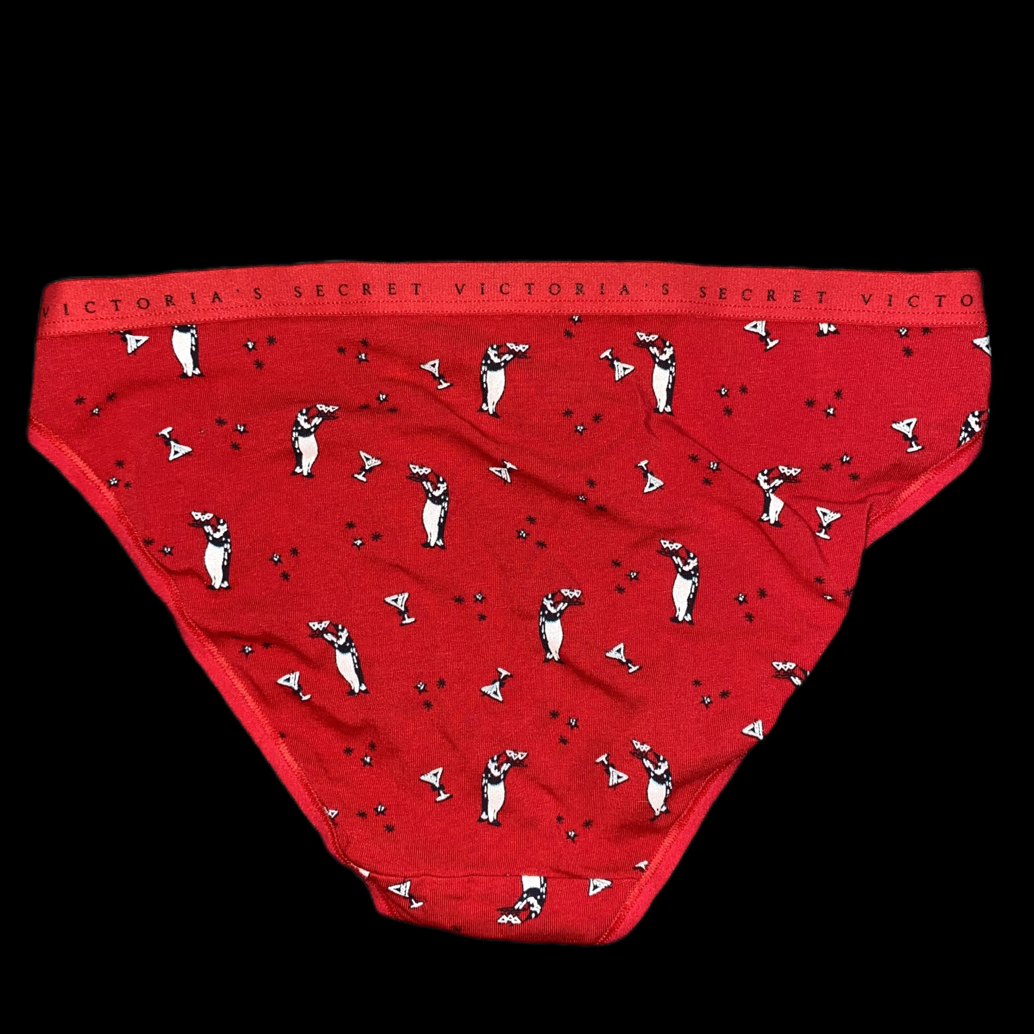 Victorias Secret Red Holiday Cotton Panties