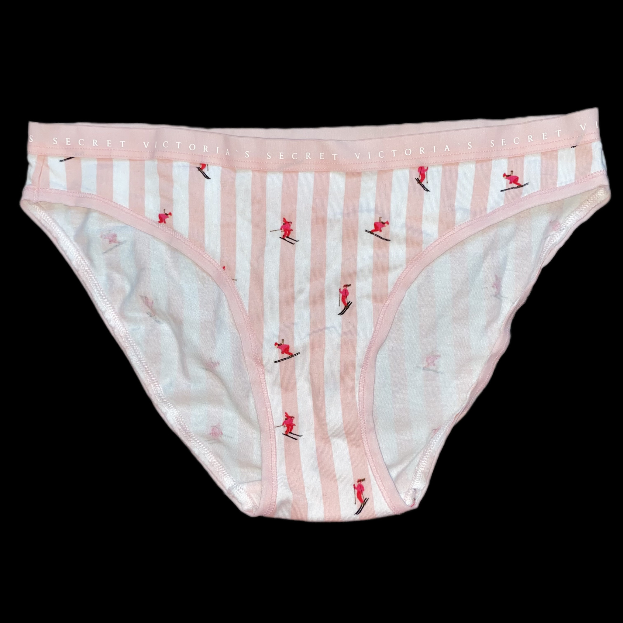 Victorias Secret Striped Cotton Panties