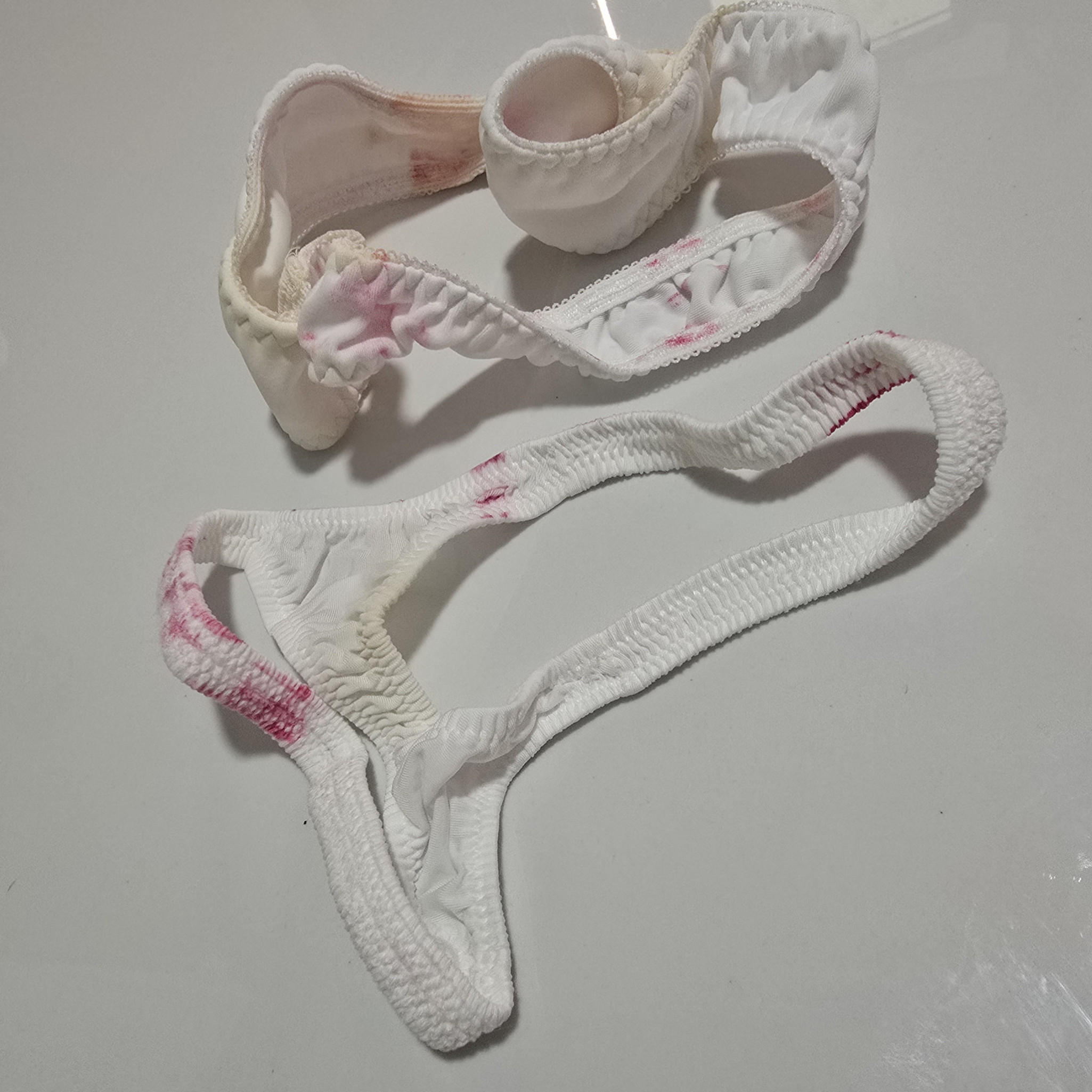 20 man bukkake panties and bikini
