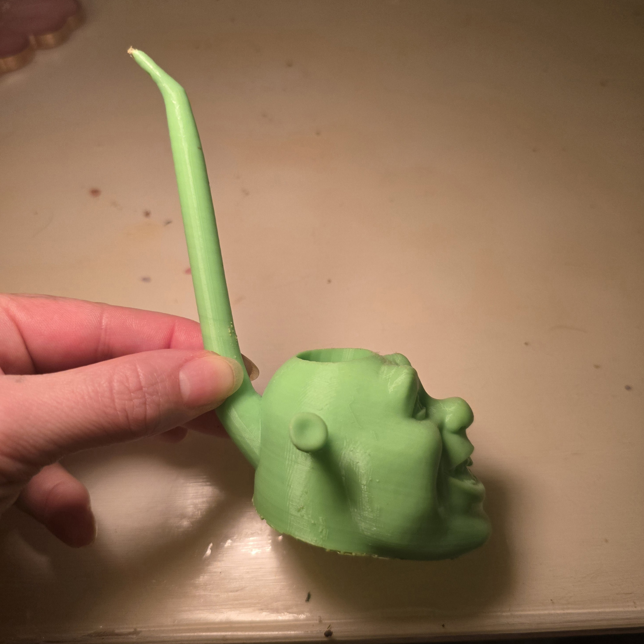 3D Printed Shrek Pipe