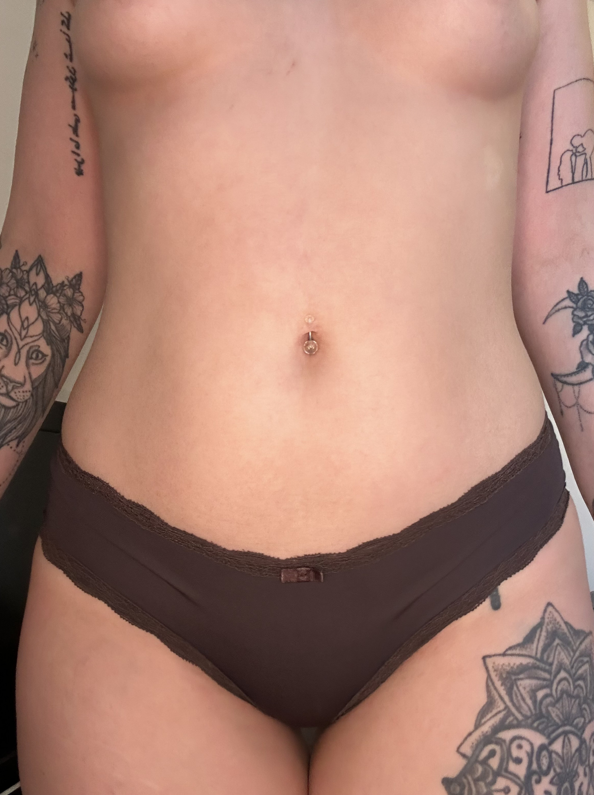 Brown brazilian briefs