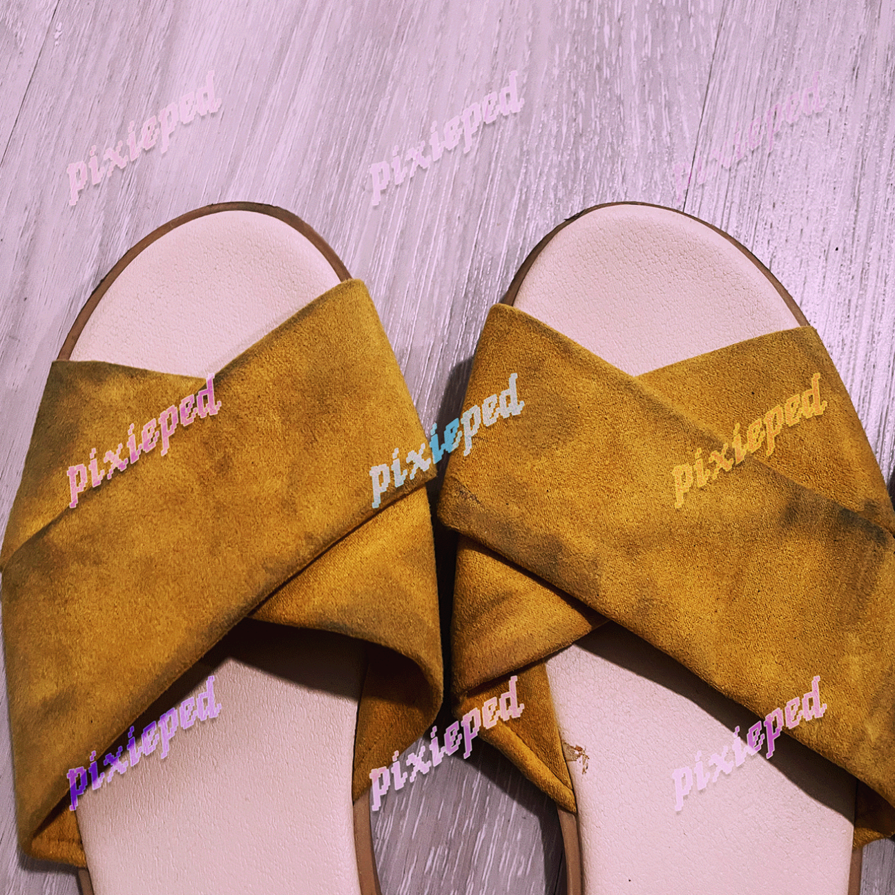 Two Pairs!! Open Toe Flat Sandals