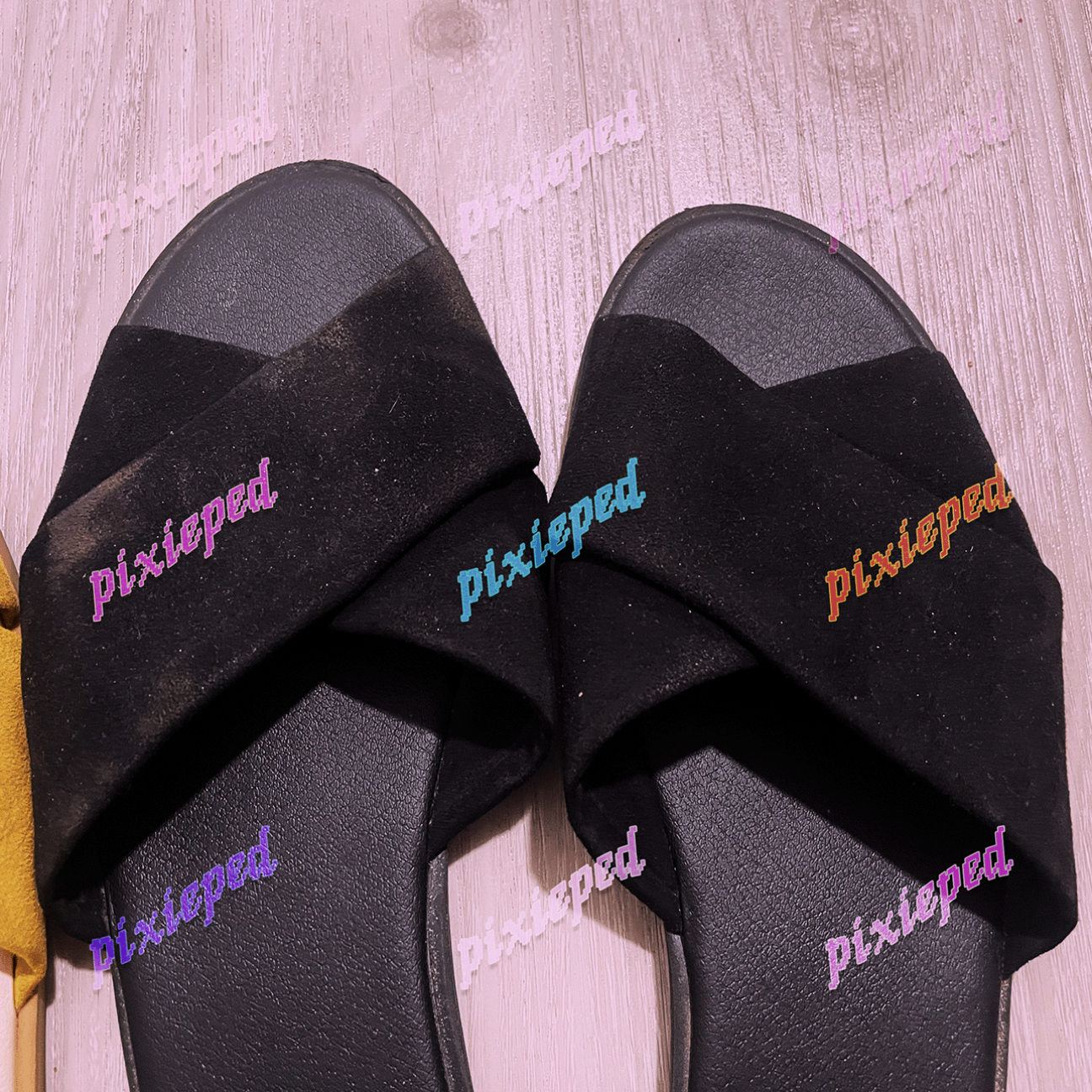 Two Pairs!! Open Toe Flat Sandals