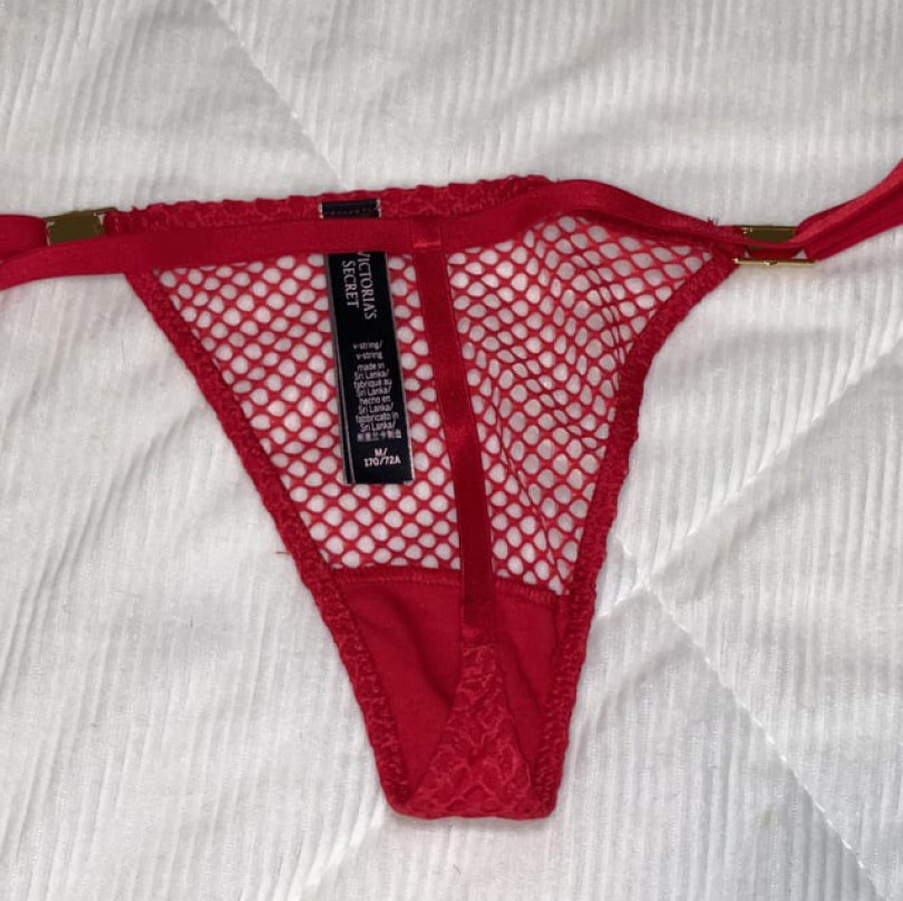 SALE Red Fishnet GString Panty