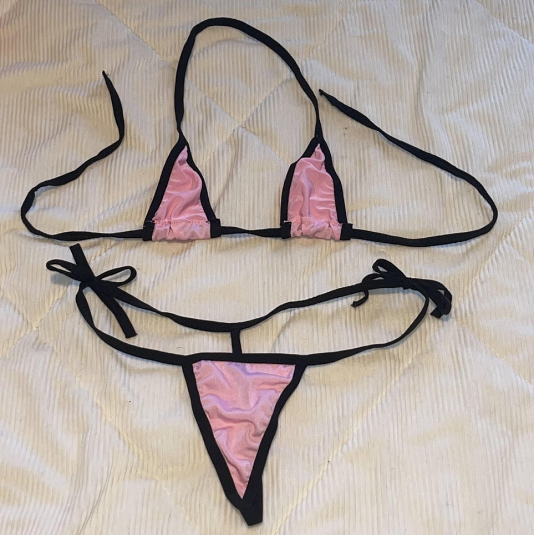 Pink Micro Bikini Set