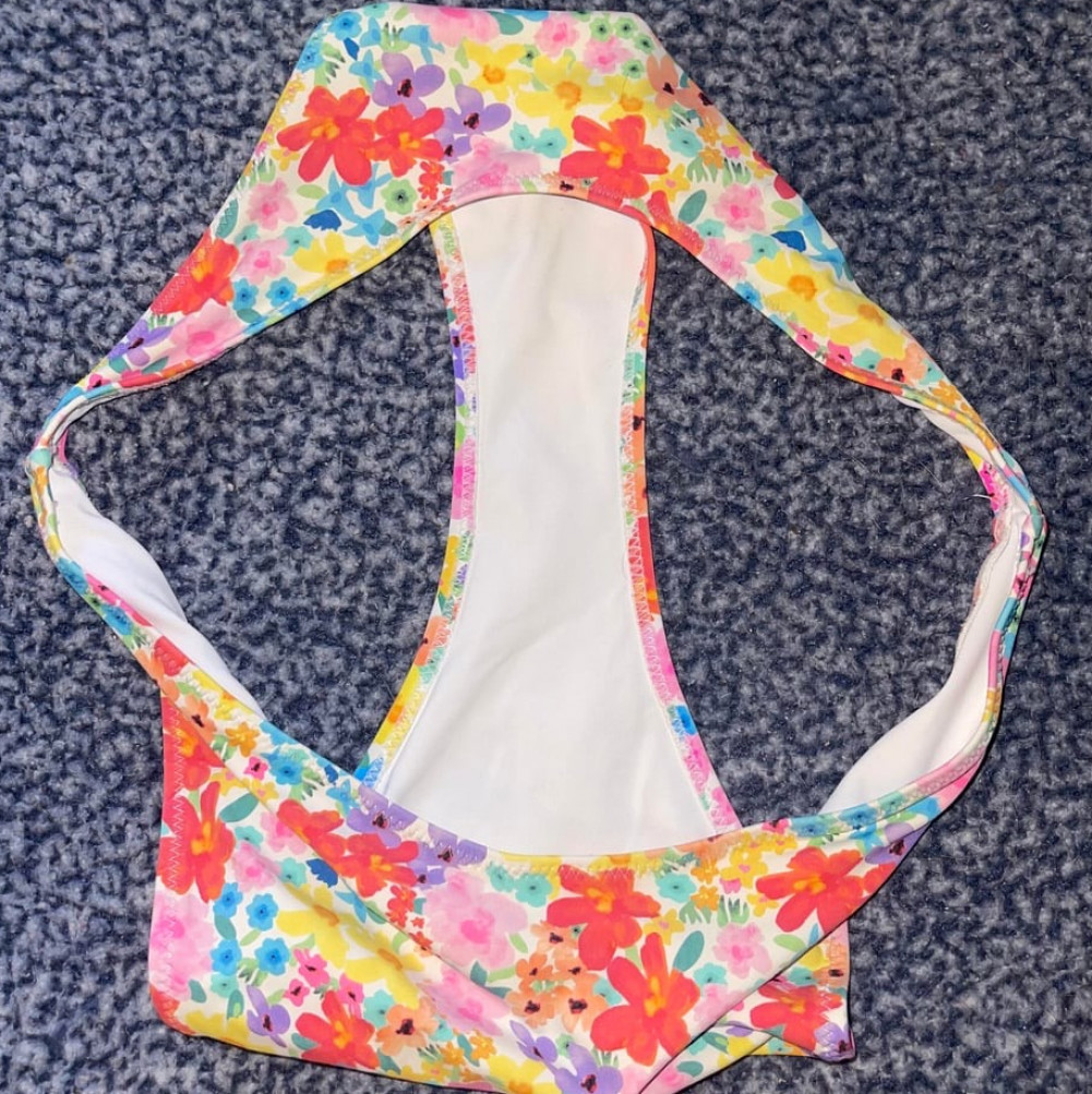 Floral Cheeky Bikini Bottom