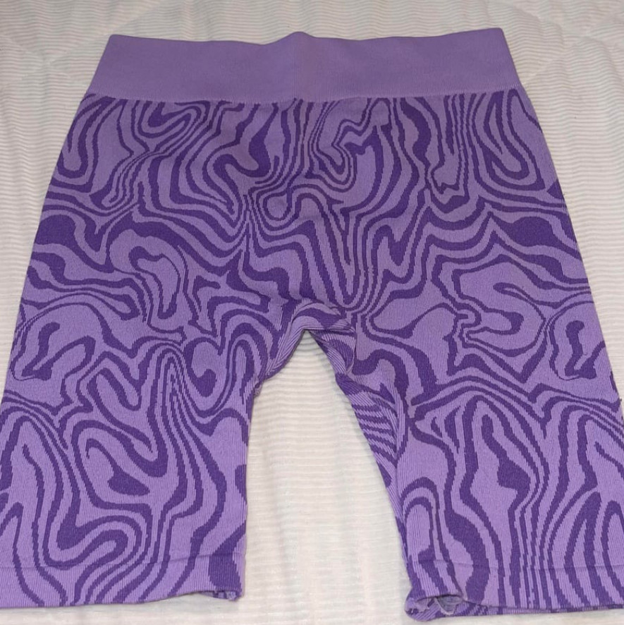 Purple Biker Shorts